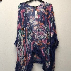 Cejon Island Feels Topper, cover up Navy ONE SIZE